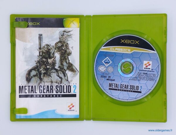 metal gear solid 2 substancemicrosoft xbox older games retrogaming oldergames.fr