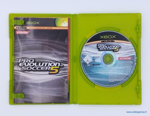 pes pro evolution soccer 5 microsoft xbox older games retrogaming oldergames.fr
