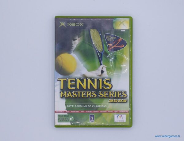 tennis masters series 2003 microsoft xbox older games retrogaming oldergames.fr