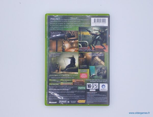 tom clancy's splinter cell chaos theory microsoft xbox older games retrogaming oldergames.fr