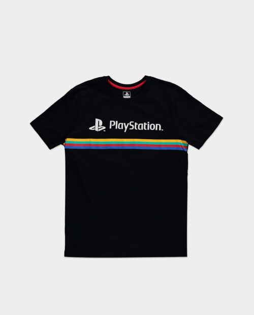 T-Shirt PLAYSTATION Color Stripe Logo