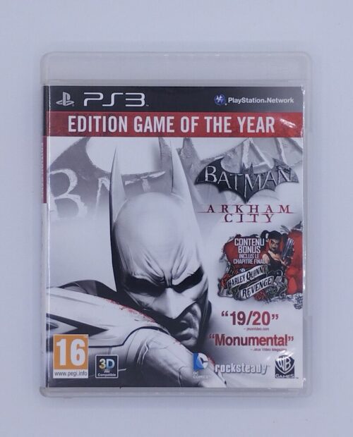 Batman : Arkham City Edition game of the year