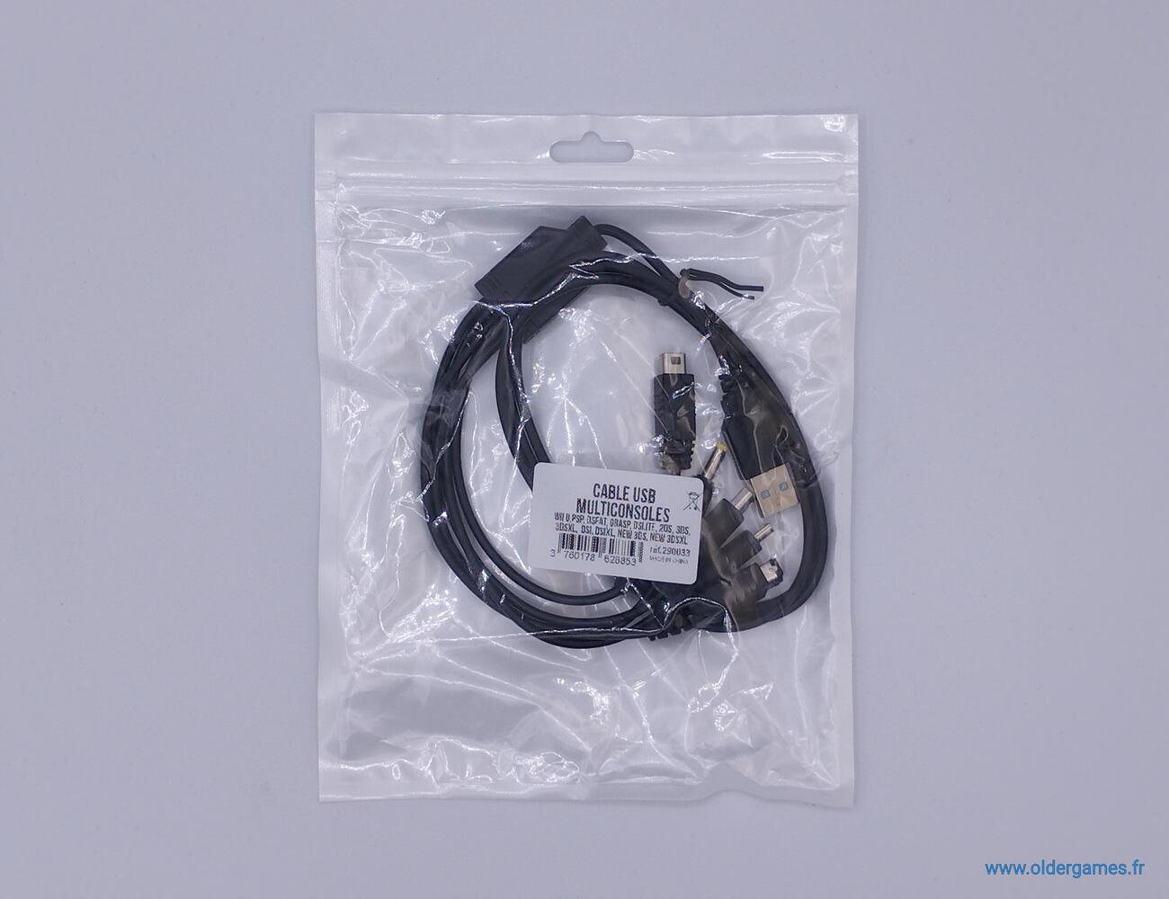 Chargeur secteur PS Vita 1000 & PSP + câble (avec 2 embouts