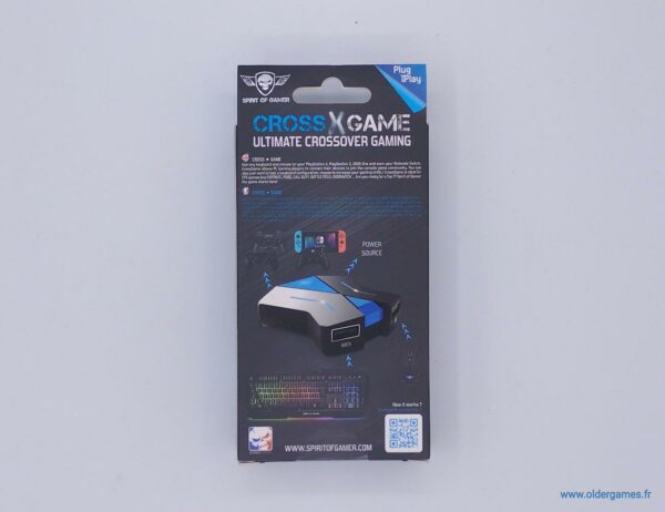 Convertisseur CROSSGAME CLAVIER et SOURIS pour consoles SWITCH-PS4-PS3-XBOX ONE