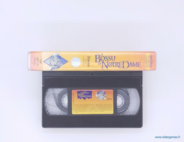 Le Bossu de notre Dame VHS, cassette video, videoclub, disney, retrogaming, older, games, oldergames.fr