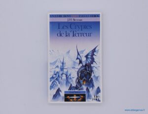 Les Cryptes de la terreur un livre dont vous êtes le héro ldvelh retrogaming jeux de rôle older games oldergames.fr