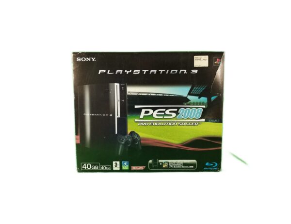 Console PS3 Fat 40 GO Edition PES 2008 en boite
