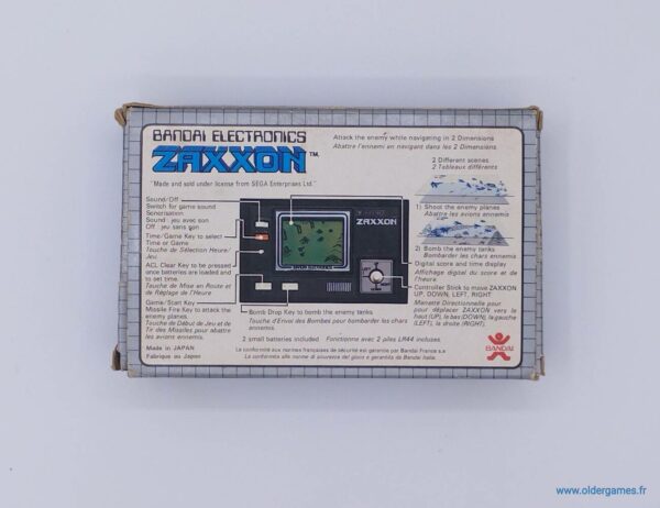 Zaxxon Sega double Panel en boite