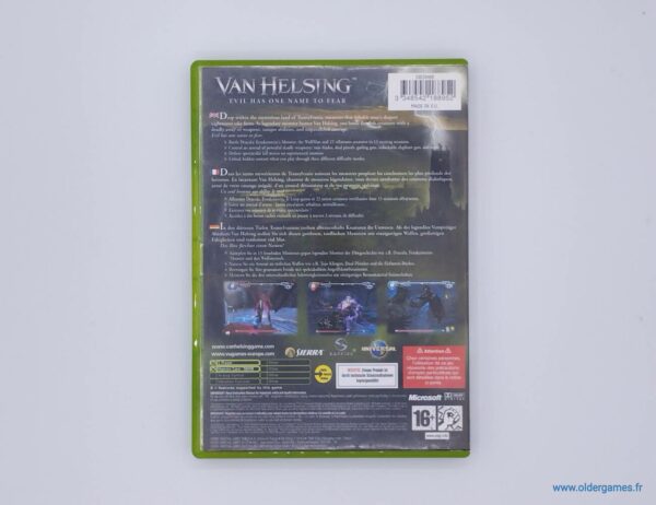 Van Helsing xbox microsoft retrogaming older games oldergames.fr