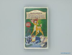 Bambi VHS cassette video disney videoclub retrogaming older games oldergames.fr