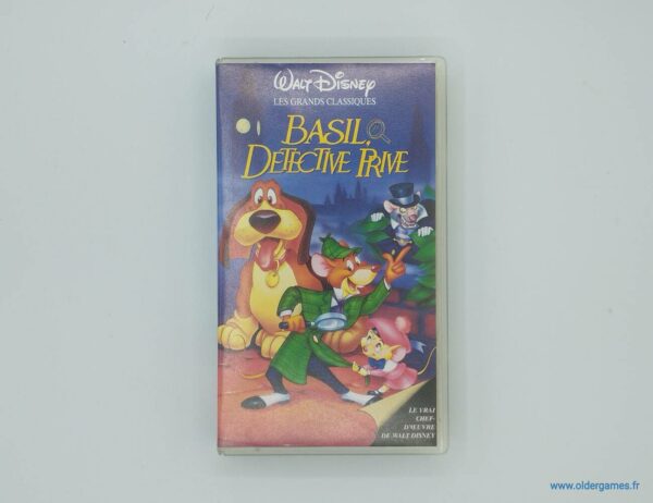 Basil Détective privé VHS, cassette video, videoclub, disney, retrogaming, older, games, oldergames.fr