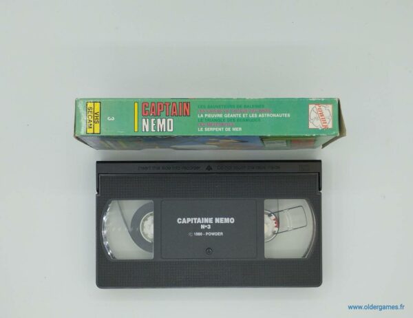 Captain Nemo VHS cassette video retrogaming older games oldergames.fr