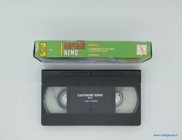 Captain Nemo VHS cassette video retrogaming older games oldergames.fr