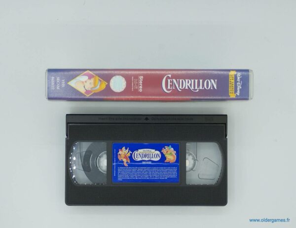 Cendrillon VHS cassette video disney videoclub retrogaming older games oldergames.fr