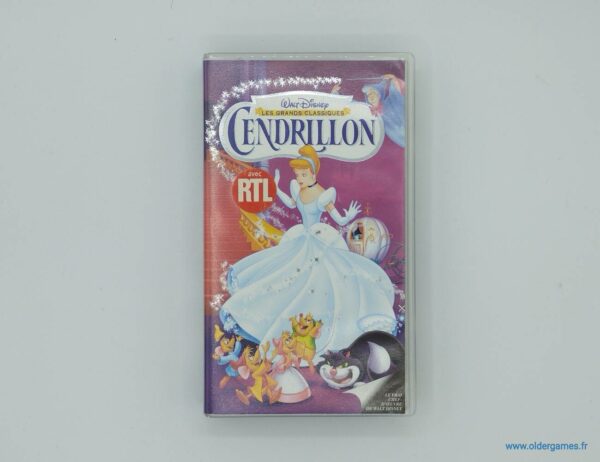 Cendrillon VHS cassette video disney videoclub retrogaming older games oldergames.fr