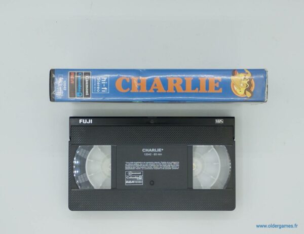 Charlie mon héros VHS cassette video videoclub retrogaming older games oldergames.fr