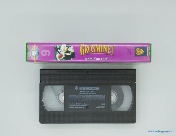 Grosminet Nom d'un chat VHS cassette video videoclub retrogaming older games oldergames.fr