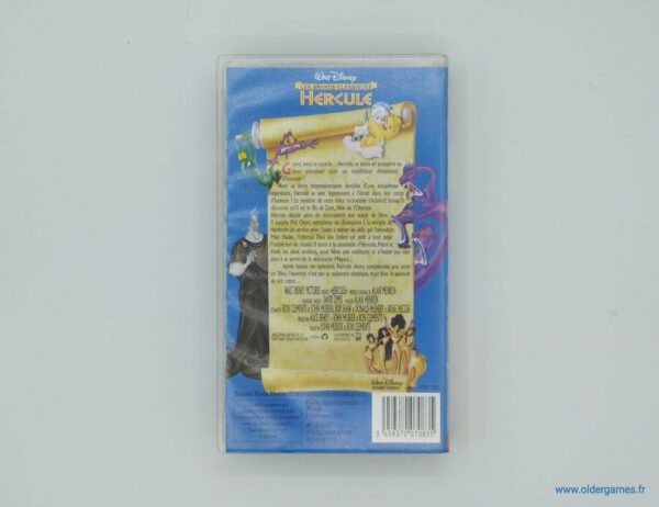 Hercule VHS cassette video disney videoclub retrogaming older games oldergames.fr