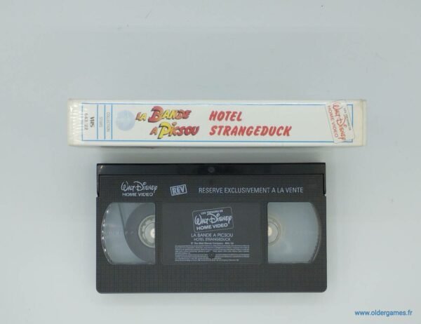 La Bande à Picsou Hotel Strangeduck VHS cassette video disney videoclub retrogaming older games oldergames.fr