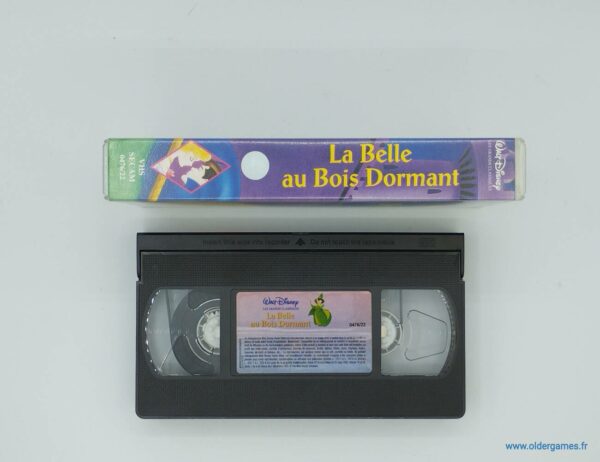 La Belle au bois dormant VHS cassette video disney videoclub retrogaming older games oldergames.fr
