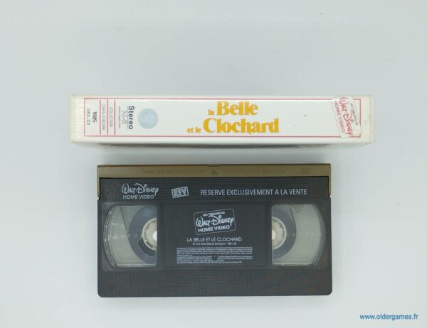 La Belle et le Clochard VHS cassette video disney retrogaming older games oldergames.fr
