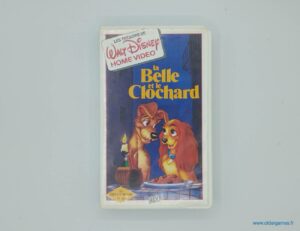 La Belle et le Clochard VHS cassette video disney retrogaming older games oldergames.fr