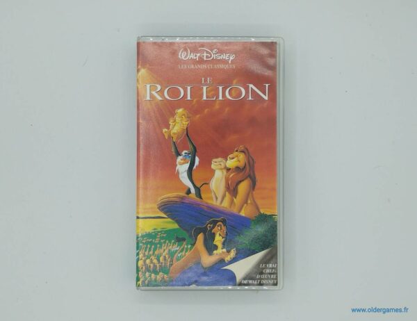 Le roi Lion VHS cassette video disney videoclub retrogaming older games oldergames.fr