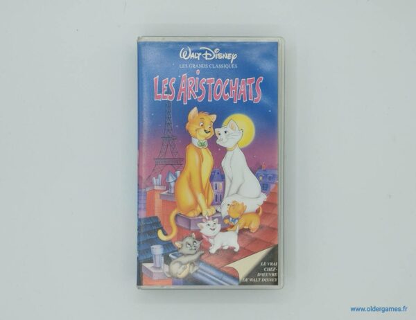 Les Aristochats VHS cassette video disney videoclub retrogaming older games oldergames.fr