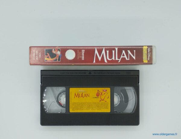 Mulan VHS cassette video disney videoclub retrogaming older games oldergames.fr