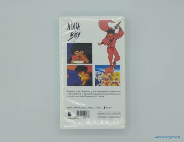 Ninja Boy VHS cassette video videoclub retrogaming older games oldergames.fr
