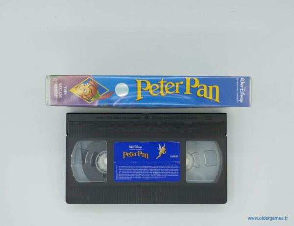 Peter Pan VHS cassette video disney videoclub retrogaming older games oldergames.fr