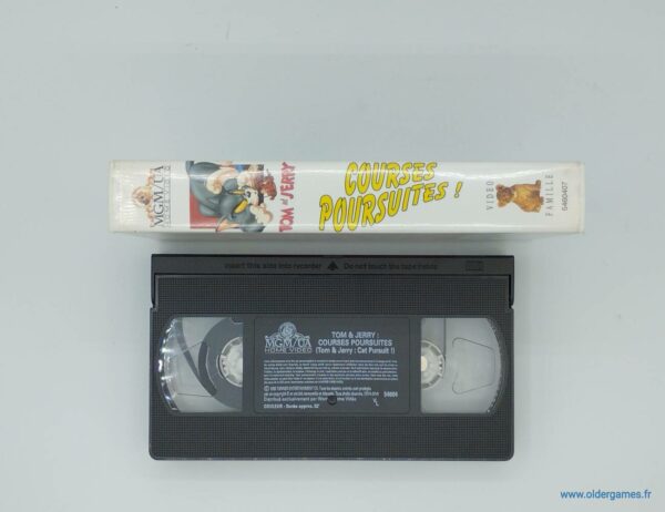 Tom et Jerry Courses poursuites VHS cassette video videoclub retrogaming older games oldergames.fr