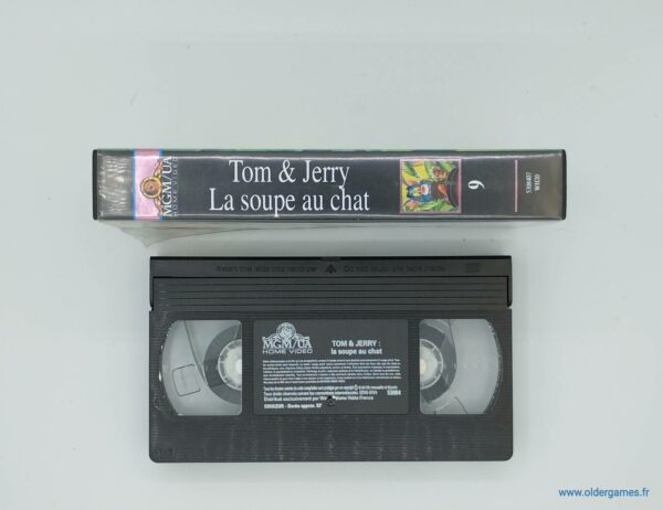 Tom et Jerry La soupe au chat VHS cassette video videoclub retrogaming older games oldergames.fr