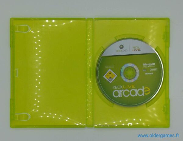 Xbox Live Arcade Compilation Disc microsoft xbox 360 retrogaming older games oldergames.fr