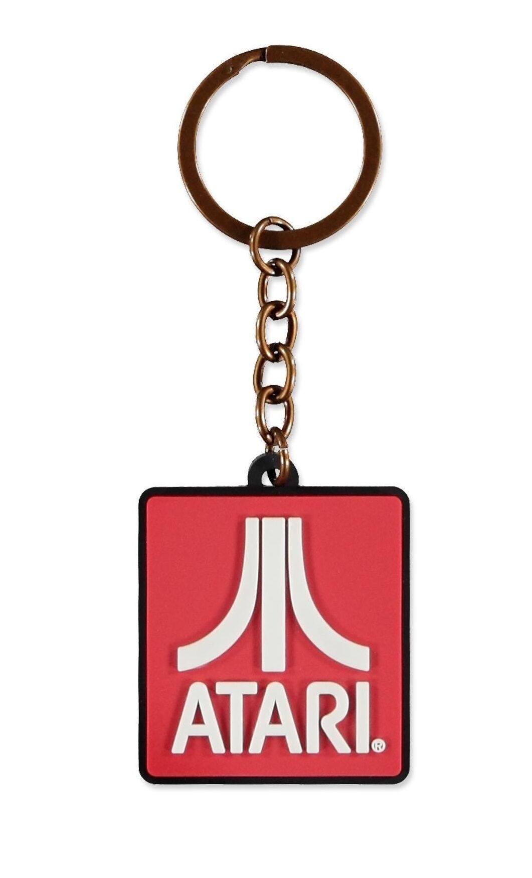 Porte-clés en Caoutchouc Logo Atari older games oldergames.fr retrogaming produits dérivés