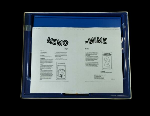 Memo-Mime retrogaming jeux de société vintage older games oldergames.fr