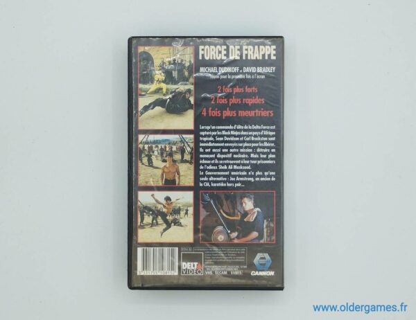 Force de frappe American Ninja 4 retrogaming video club k7 vhs cassettes video older games oldergames.fr