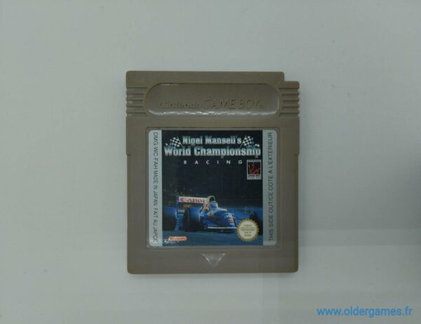 Nigel Mansell's World Championship Racing retrogaming nintendo gameboy pocket game boy pocket older games oldergames.fr jeux video