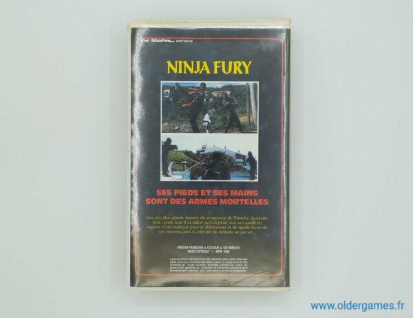Ninja Fury retrogaming video club k7 vhs cassettes video older games oldergames.fr