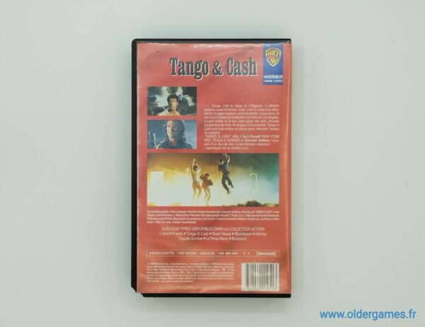 Tango & Cash retrogaming video club k7 vhs cassettes video older games oldergames.fr
