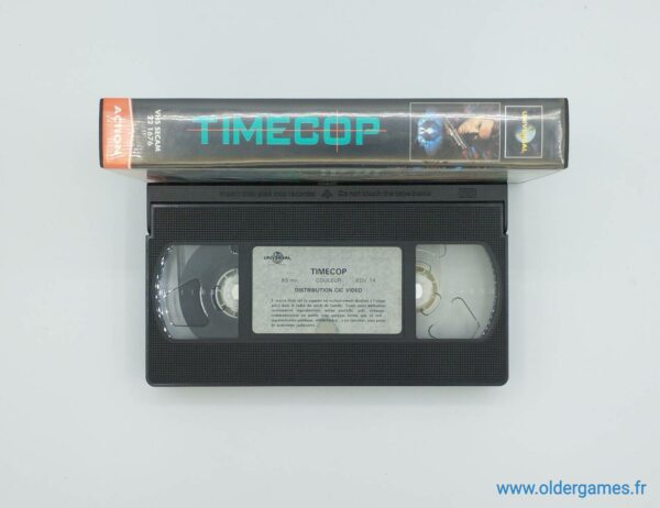Timecop retrogaming video club k7 vhs cassettes video older games oldergames.fr