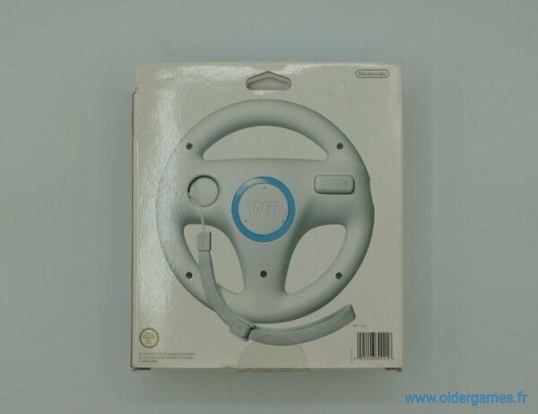 Volant Wii wheel en boite retrogaming jeux videos older games oldergames.fr nintendo wii wiiu