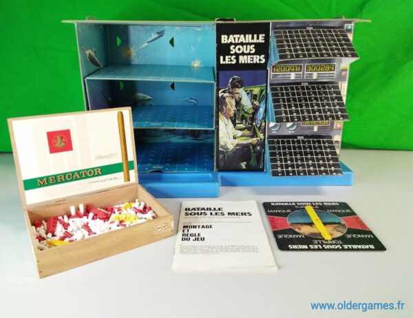 Bataille sous les mers jeu de société vintage retrogaming older games oldergames.fr jouet vintage