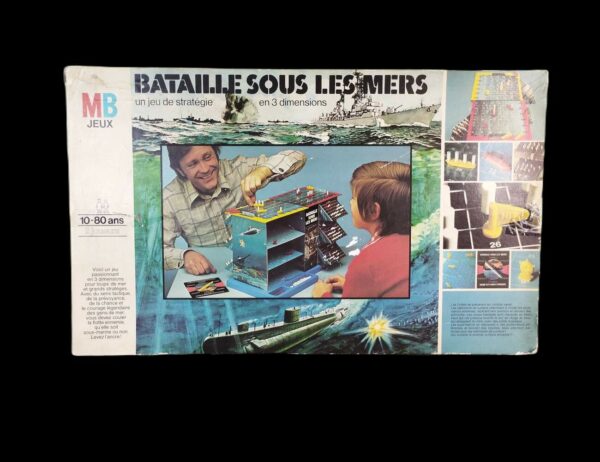 Bataille sous les mers jeu de société vintage retrogaming older games oldergames.fr jouet vintage