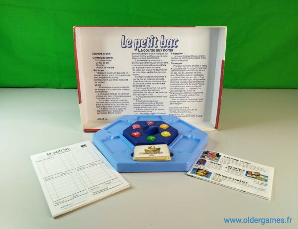 Le petit bac - Jeu MB 1996 - jouets rétro jeux de société figurines et  objets vintage