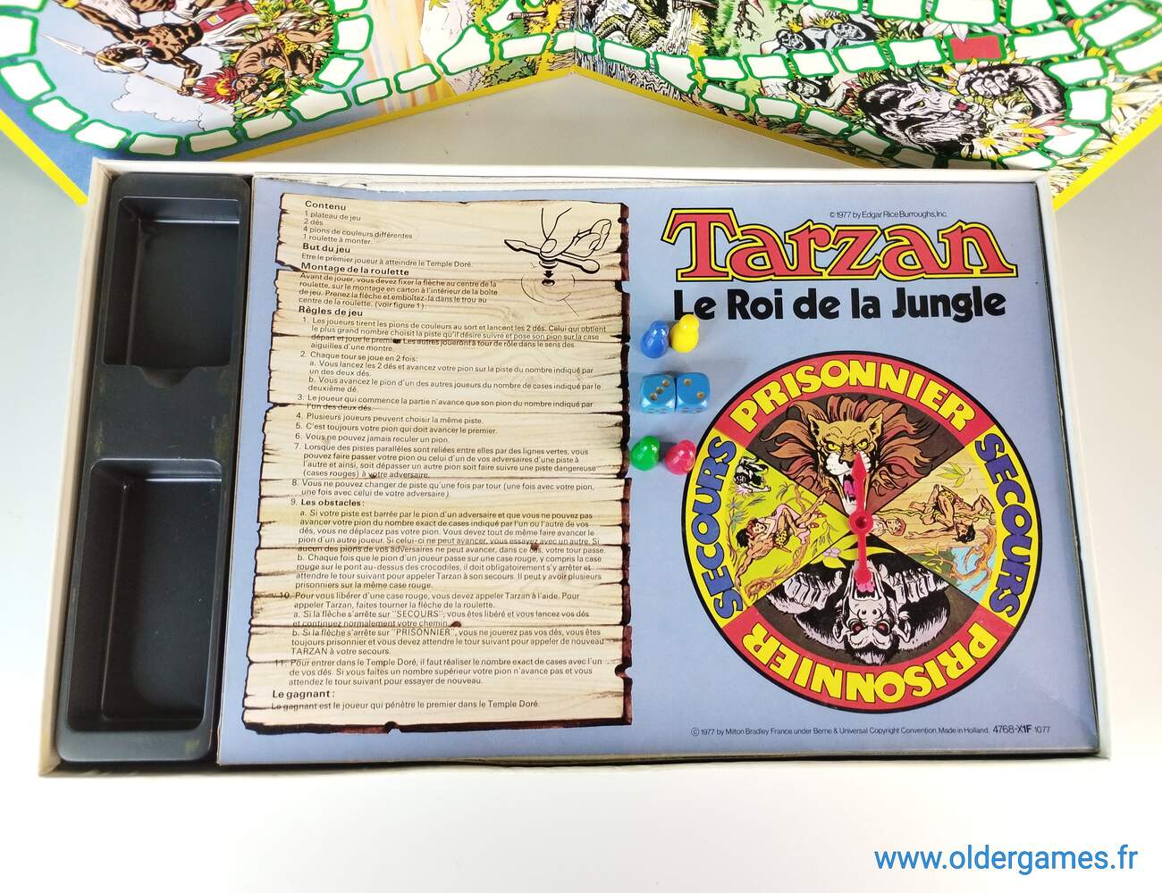 Tarzan jeu de société vintage retrogaming older games oldergames.fr jouet vintage