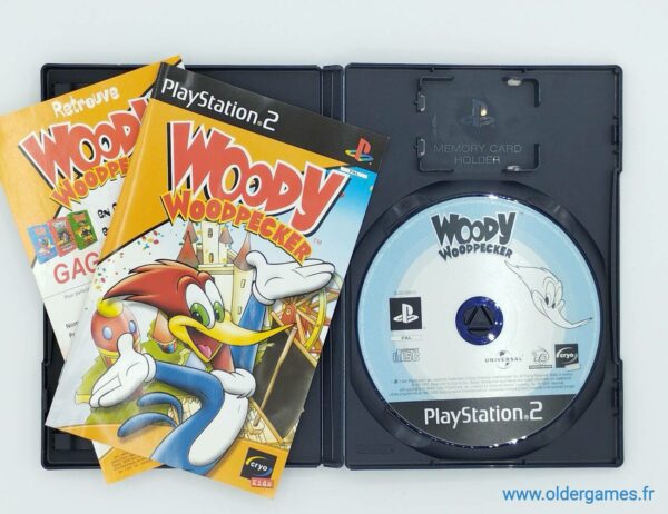 Woody Woodpecker A l'assaut du parc Buzz Buzzard Sony PS2 Playstation 2 retrogaming jeux video older games oldergames.fr