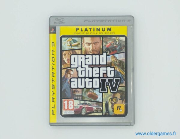 GTA Grand Theft Auto 4 PS3 Sony Playstation retrogaming jeux video older games oldergames.fr normandie