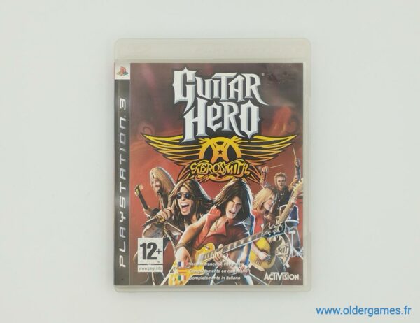 Guitar Hero Aerosmith PS3 Sony Playstation retrogaming jeux video older games oldergames.fr normandie