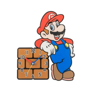 Horloge murale Métal Super Mario retrogaming jeux video older games oldergames.fr normandie